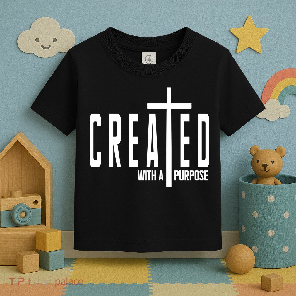 Created With A Purpose Jesus Toddler T-Shirt