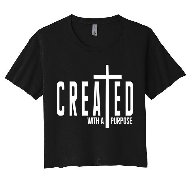 Created With A Purpose Jesus Crop Top
