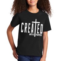 Created With A Purpose Jesus Kids T-Shirt