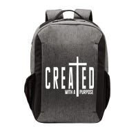 Created With A Purpose Jesus Vector Backpack