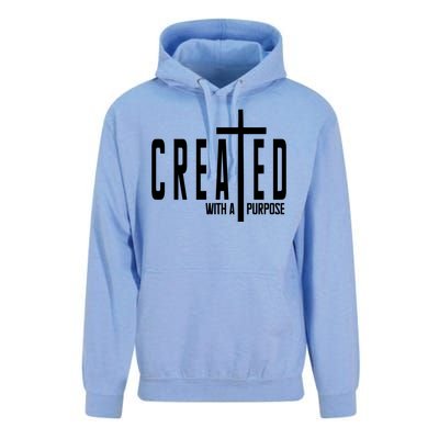 Created With A Purpose Jesus Unisex Surf Hoodie