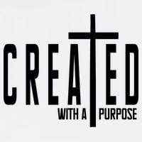 Created With A Purpose Jesus Garment-Dyed Sweatshirt