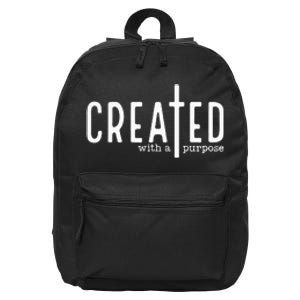 Created With A Purpose 16 in Basic Backpack