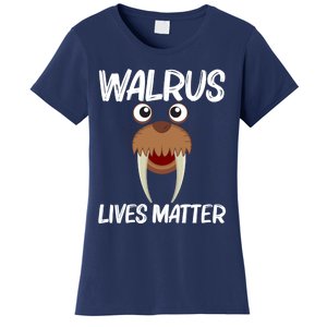 Cool Walrus Art For Arctic Ocean Animal Creature Women's T-Shirt