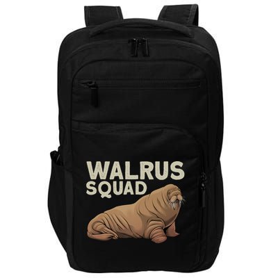 Cool Walrus Art For Ocean Animal Walrus Lover Impact Tech Backpack