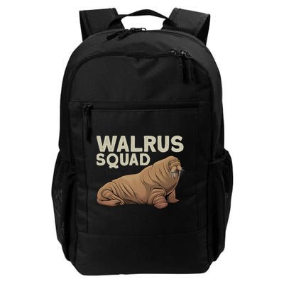 Cool Walrus Art For Ocean Animal Walrus Lover Daily Commute Backpack
