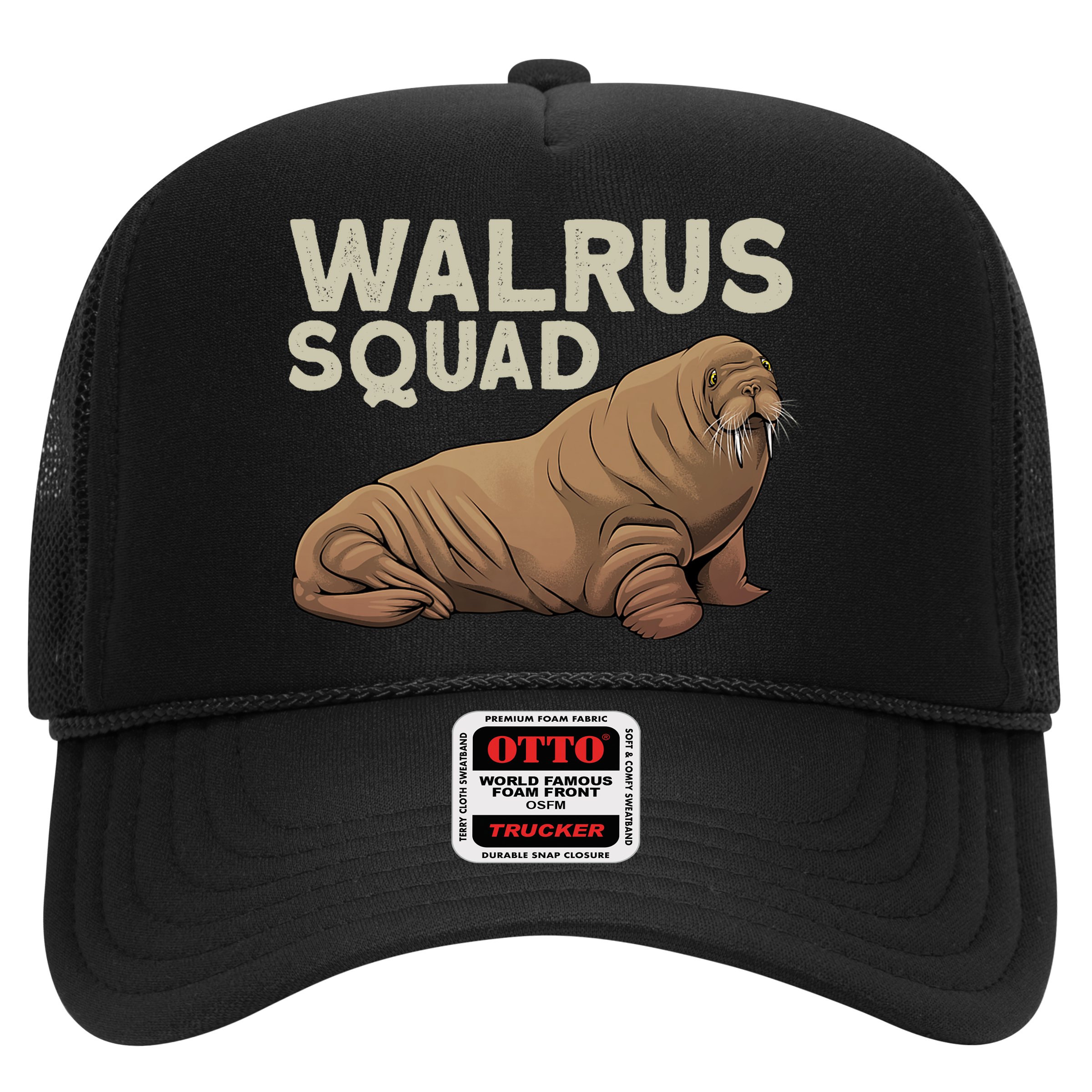 Cool Walrus Art For Ocean Animal Walrus Lover Hat