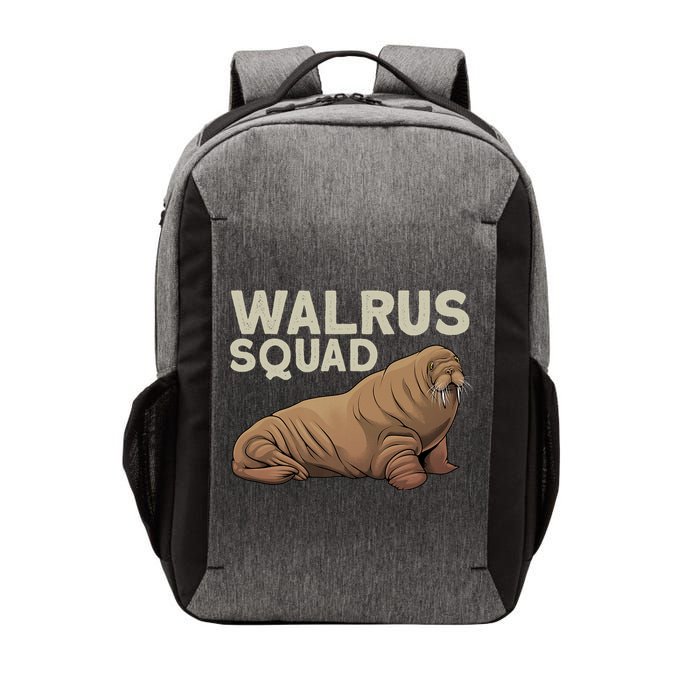 Cool Walrus Art For Ocean Animal Walrus Lover Vector Backpack