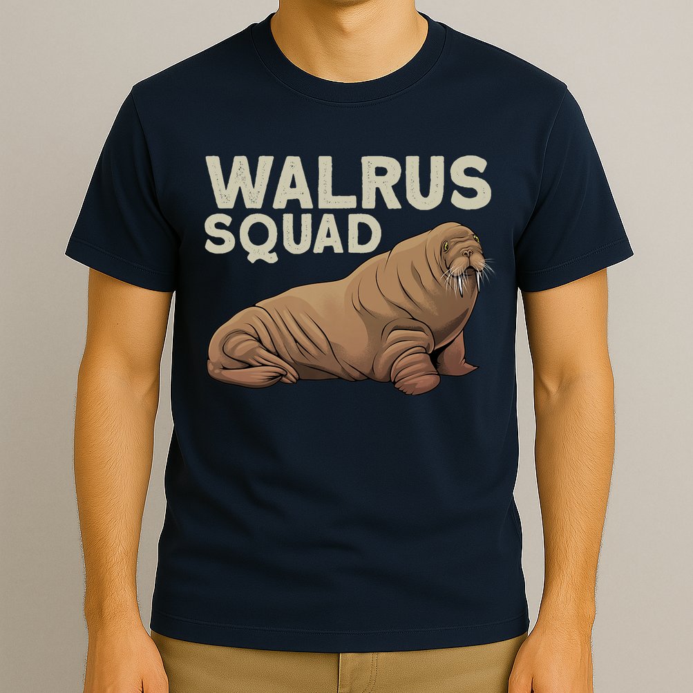 Cool Walrus Art For Ocean Animal Walrus Lover T-Shirt