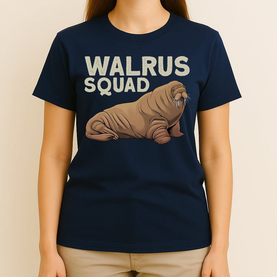 Cool Walrus Art For Ocean Animal Walrus Lover T-Shirt