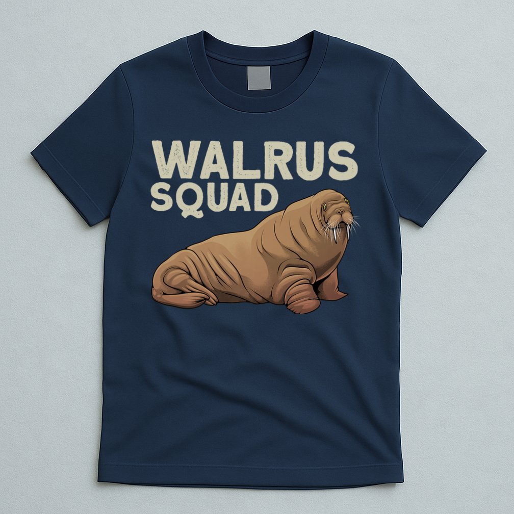 Cool Walrus Art For Ocean Animal Walrus Lover T-Shirt
