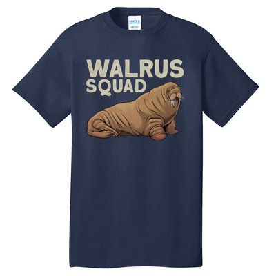 Cool Walrus Art For Ocean Animal Walrus Lover Tall T-Shirt