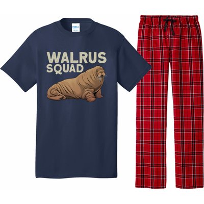 Cool Walrus Art For Ocean Animal Walrus Lover Pajama Set