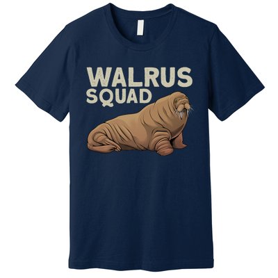 Cool Walrus Art For Ocean Animal Walrus Lover Premium T-Shirt