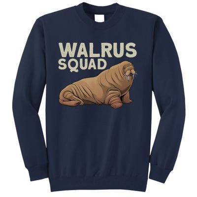 Cool Walrus Art For Ocean Animal Walrus Lover Tall Sweatshirt