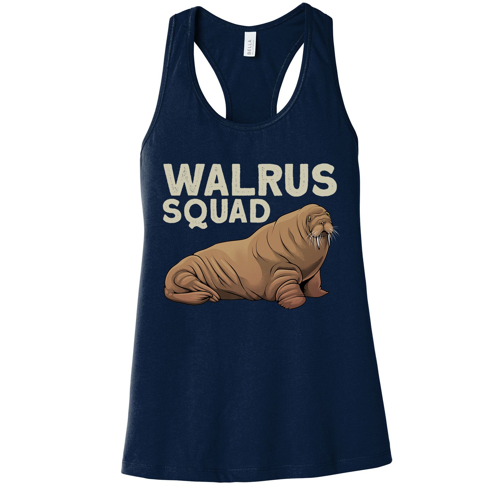 Cool Walrus Art For Ocean Animal Walrus Lover Womens Tank Top