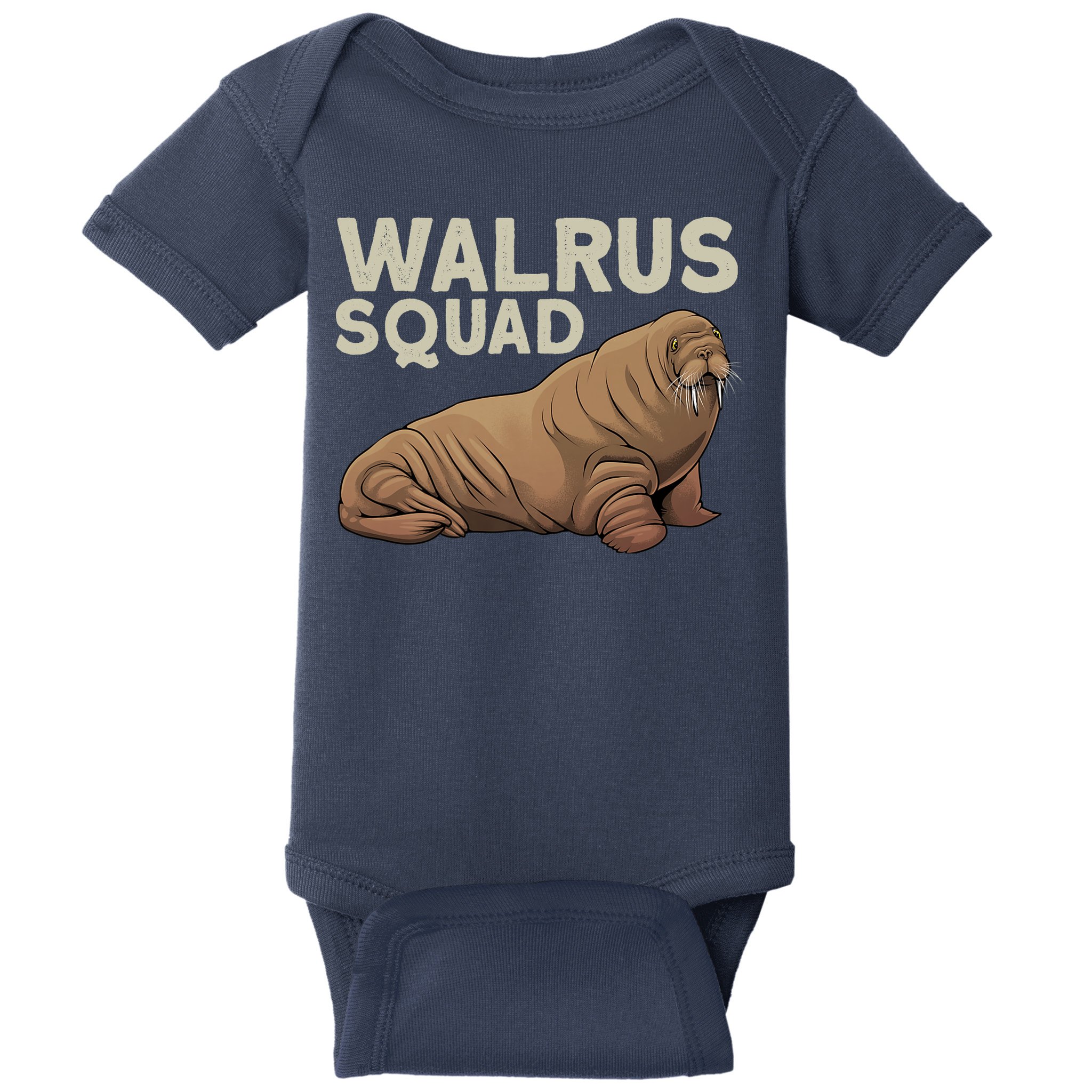 Cool Walrus Art For Ocean Animal Walrus Lover Baby Bodysuit
