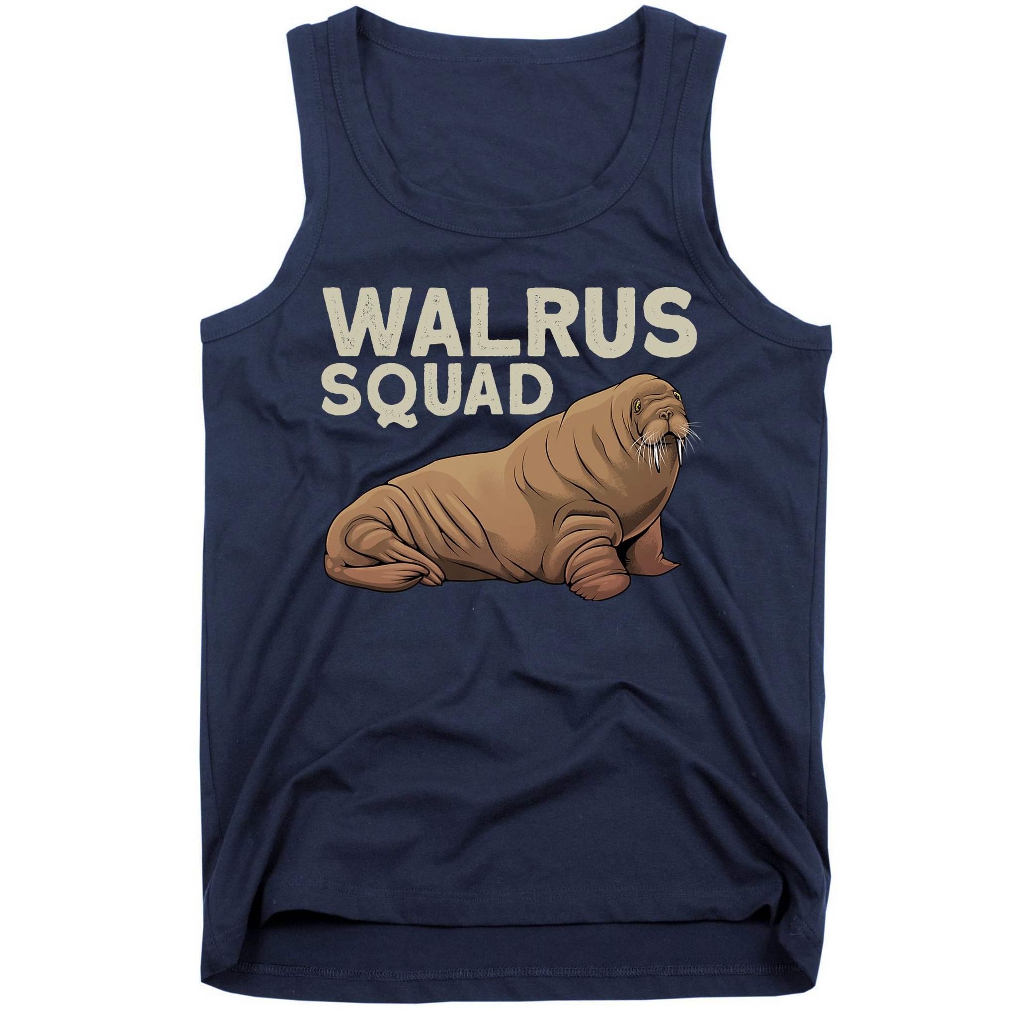 Cool Walrus Art For Ocean Animal Walrus Lover Tank Top
