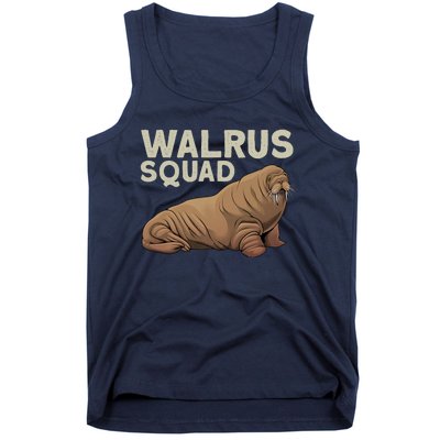 Cool Walrus Art For Ocean Animal Walrus Lover Tank Top