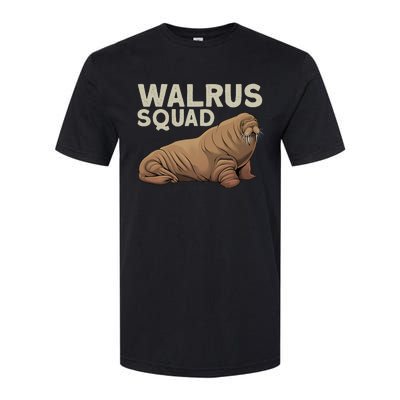 Cool Walrus Art For Ocean Animal Walrus Lover Softstyle CVC T-Shirt