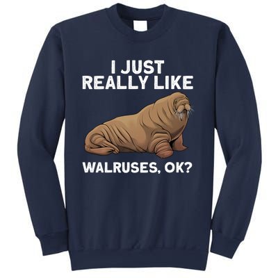 Cool Walrus Art For Pinniped Animal Walrus Lover Sweatshirt