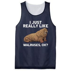 Cool Walrus Art For Pinniped Animal Walrus Lover Mesh Reversible Basketball Jersey Tank