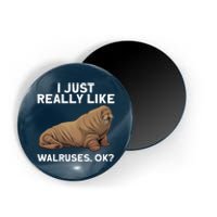 Cool Walrus Art For Pinniped Animal Walrus Lover Magnet