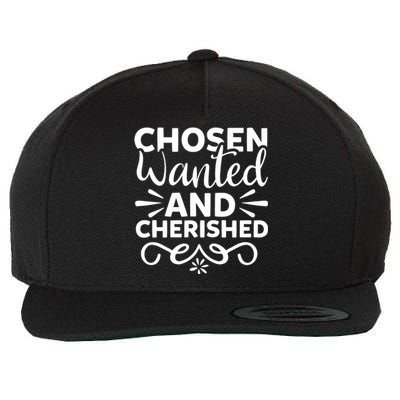 Chosen Wanted And Cherished Wool Snapback Cap