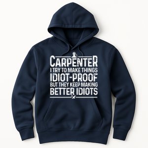 Carpenter Woodworking Art For Men Women Carpentry Woodworker Hoodie