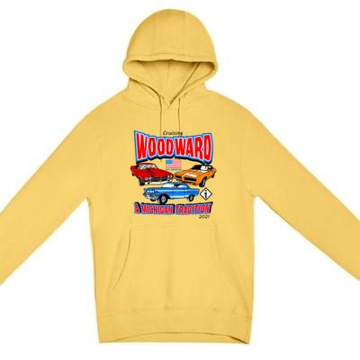 Cruising Woodward Ave M1 A Michigan Tradition Premium Pullover Hoodie