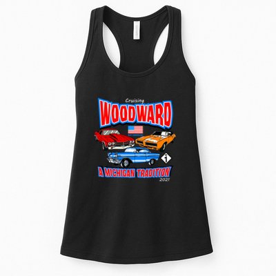 Cruising Woodward Ave M1 A Michigan Tradition Womens Tank Top