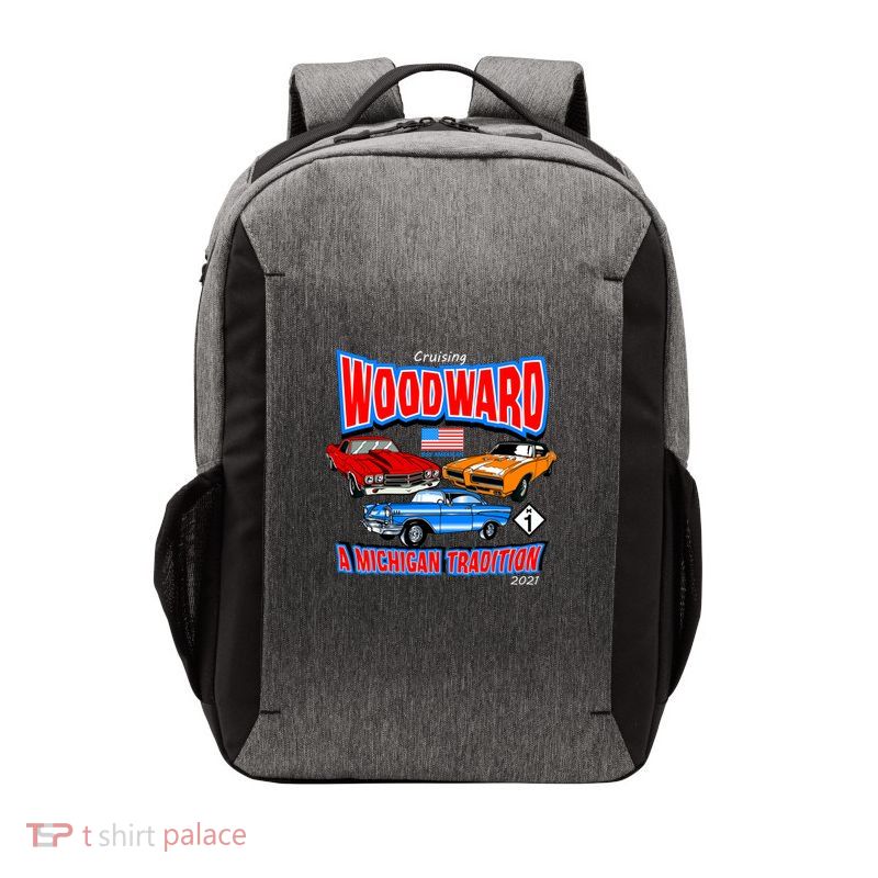 Cruising Woodward Ave M1 A Michigan Tradition Vector Backpack