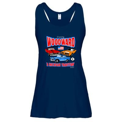 Cruising Woodward Ave M1 A Michigan Tradition Ladies Essential Flowy Tank