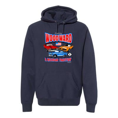 Cruising Woodward Ave M1 A Michigan Tradition Premium Hoodie