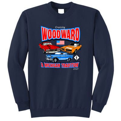 Cruising Woodward Ave M1 A Michigan Tradition Tall Sweatshirt