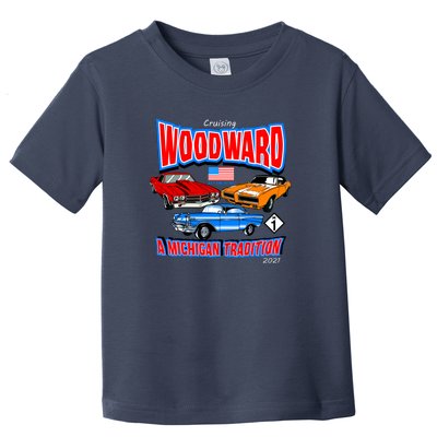 Cruising Woodward Ave M1 A Michigan Tradition Toddler T-Shirt