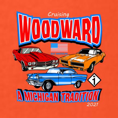 Cruising Woodward Ave M1 A Michigan Tradition T-Shirt