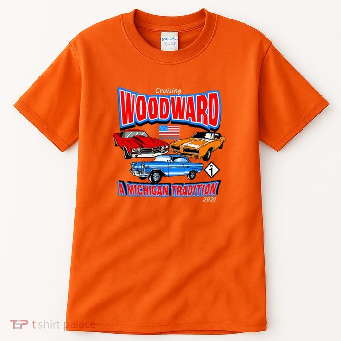 Cruising Woodward Ave M1 A Michigan Tradition Tall T-Shirt