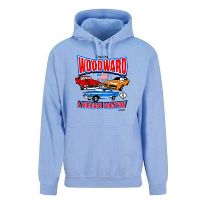 Cruising Woodward Ave M1 A Michigan Tradition Unisex Surf Hoodie