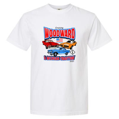 Cruising Woodward Ave M1 A Michigan Tradition Garment-Dyed Heavyweight T-Shirt