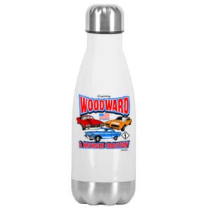 Cruising Woodward Ave M1 A Michigan Tradition Stainless Steel Insulated Water Bottle