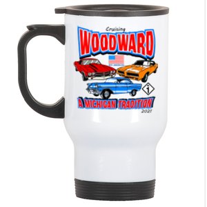 Cruising Woodward Ave M1 A Michigan Tradition Stainless Steel Travel Mug