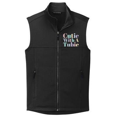 Cutie With A Tubie Feeding Tube Gift Collective Smooth Fleece Vest