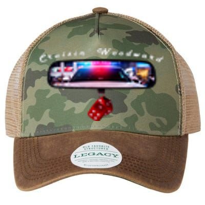 Cruizin' Woodward Ave M1 Priceless Funny Police Front & Back Legacy Tie Dye Trucker Hat