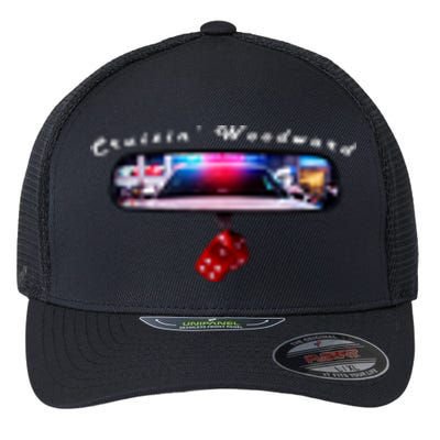 Cruizin' Woodward Ave M1 Priceless Funny Police Front & Back Flexfit Unipanel Trucker Cap