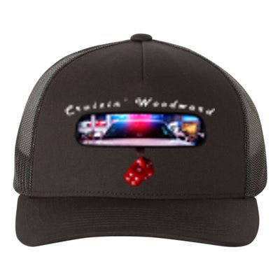 Cruizin' Woodward Ave M1 Priceless Funny Police Front & Back Yupoong Adult 5-Panel Trucker Hat