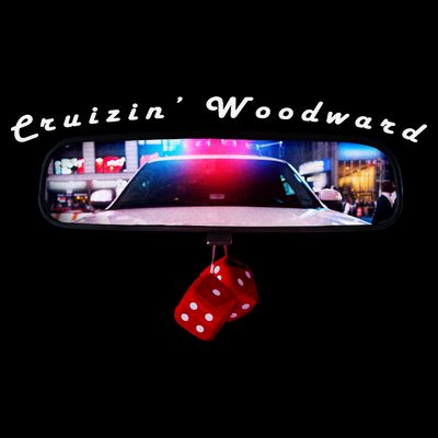 Cruizin' Woodward Ave M1 Priceless Funny Police Front & Back T-Shirt