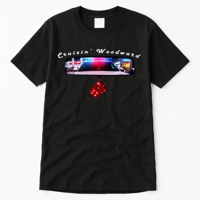 Cruizin' Woodward Ave M1 Priceless Funny Police Front & Back Tall T-Shirt
