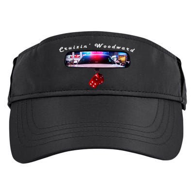 Cruizin' Woodward Ave M1 Priceless Funny Police Front & Back Adult Drive Performance Visor