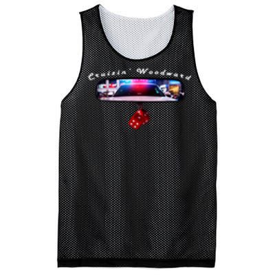 Cruizin' Woodward Ave M1 Priceless Funny Police Front & Back Mesh Reversible Basketball Jersey Tank